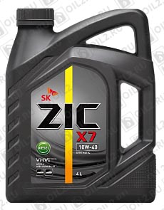 ZIC X7 10W-40 Diesel 4 .