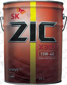 ZIC X3000 15W-40 20 .