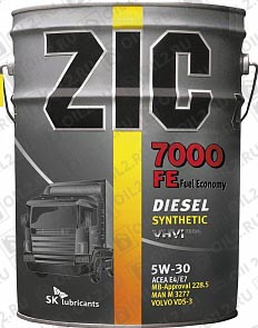 ZIC 7000 FE 5W-30 20 .